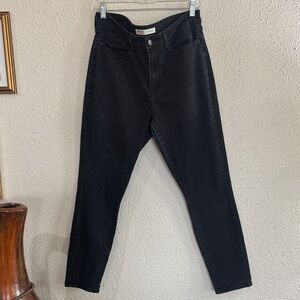 Signature by Levi Strauss Black Mid-Rise Skinny Jeans